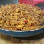 Delicious Chicken & Chorizo with Nando’s Peri Peri Mild Lemon & Herb Seasoning Rub & Brown Rice Recipe – SERVES 4
