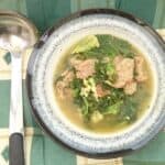 Antonio Carluccio Inspired Healthy Italian Kale, Cheese & Bread Poorman’s Soup Recipe – Serves 4