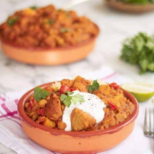 Slimming World Syn Free Slow Cooker Chicken, Butternut & Bean Stew