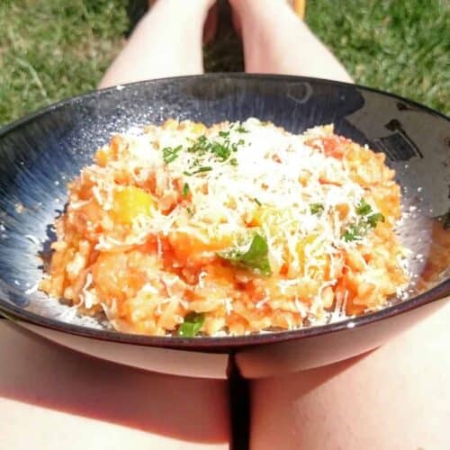 Slimming World Syn Free Slow Cooker Tomato, Butternut & Bacon Risotto Recipe