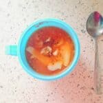 Healthy Vegetarian & Filling Red Lentil Red & Soya Mince Red Thai Soup Recipe