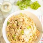 slimming world salmon carbonara