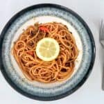 Slimming World Vegetarian & Vegan Syn Free Quick Parnsip, Ginger & Lemon Spaghetti for One