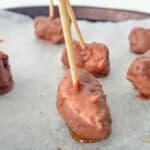 Air Fried Banana Chocolate Covered Cake Dogs Recipe (Easy Gluten Free)