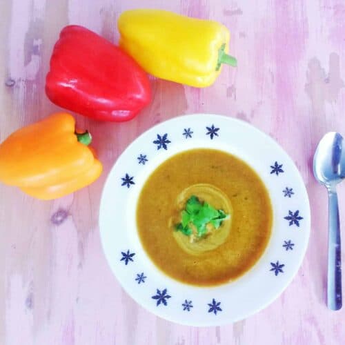 Roast Pepper & Broccoli Syn Free Post Yoga Soup Maker Recipe