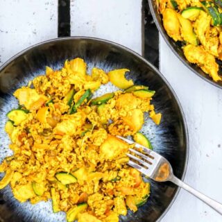 Syn Free Slimming World Chicken & Turmeric Scrambled Egg Hash