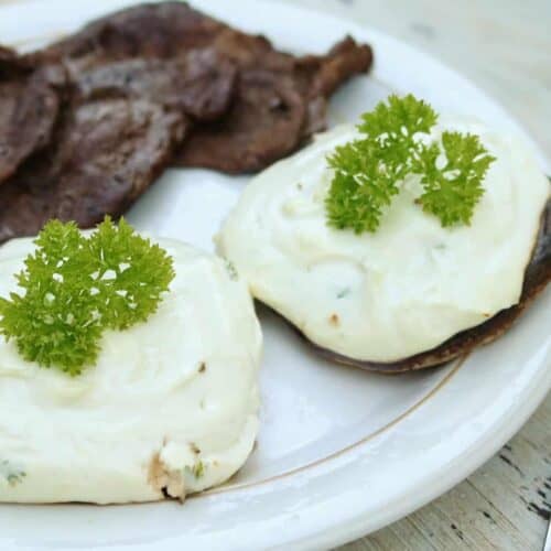 slimming World Syn Free Stuffed Garlic Mushrooms