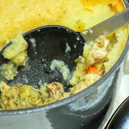 Slimming World Leftover Christmas Turkey & Leek Pie