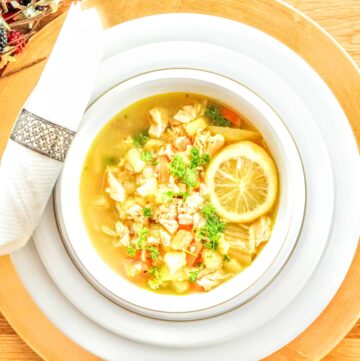 Syn Free Leftover Christmas Turkey, Ginger & Lemon Soup