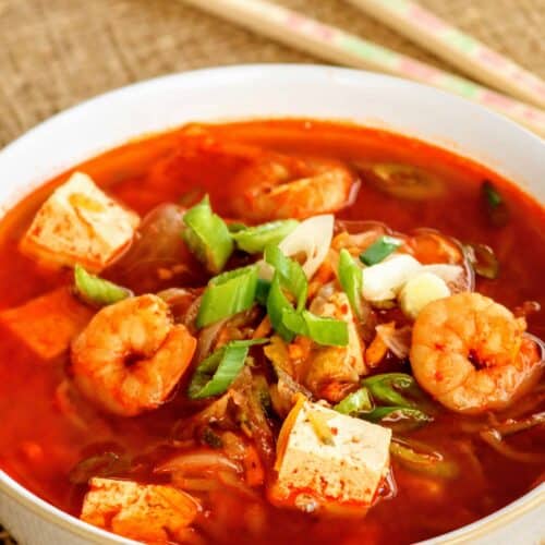 Slimming World Korean Prawn & Tofu Soup