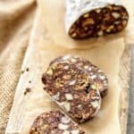 Father's Day No Bake Italian Chocolate Salami