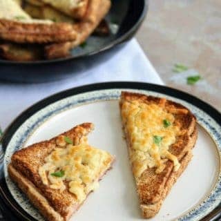 Slimming World Syn Free Croque Monsieur (Cheese & Ham Sandwich)