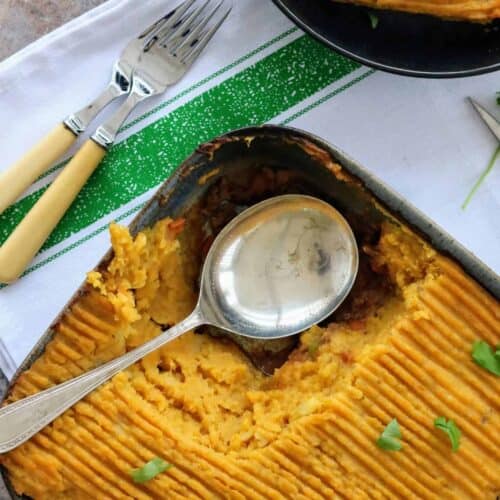 Slimming World Syn Free Spiced Lamb & Pumpkin Shepherd's Pie