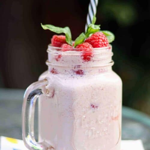 Slimming World 2 Syn Raspberry & Mint Smoothie Recipe