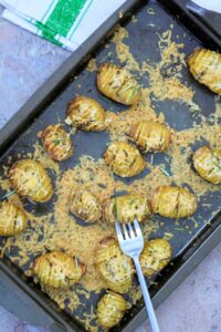 Slimming World Syn Free Hasselback Garlic & Cheese Baby Potatoes