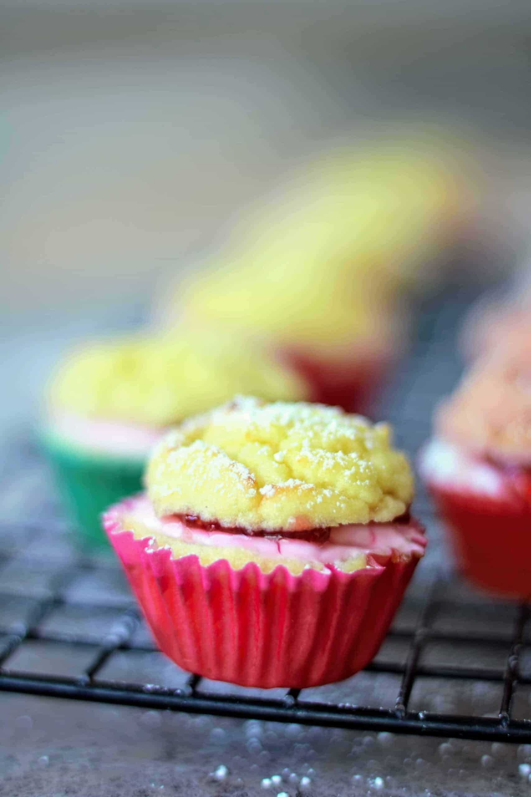 Slimming World 1 Syn Strawberry & Coconut Victoria Sponge Cupcake Cake ingredients