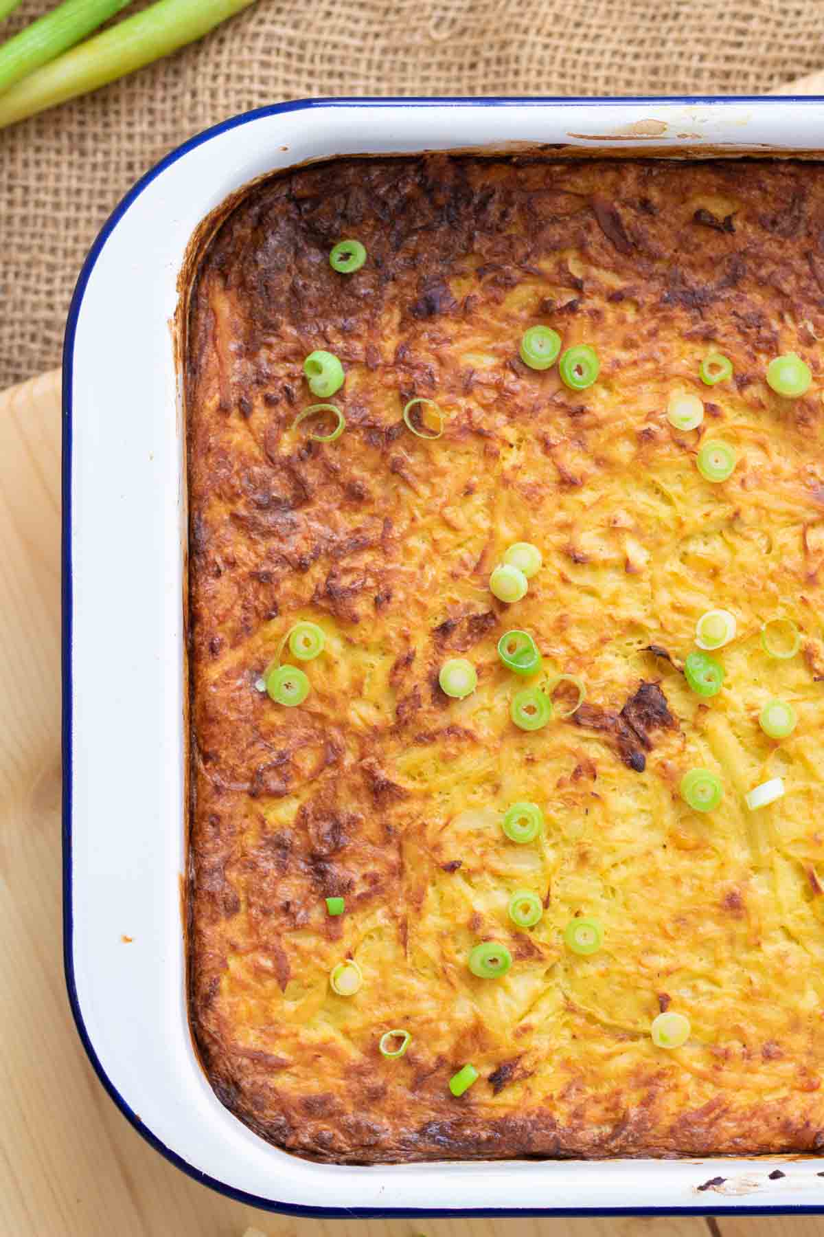 kugel recipe with potatoes and cheese