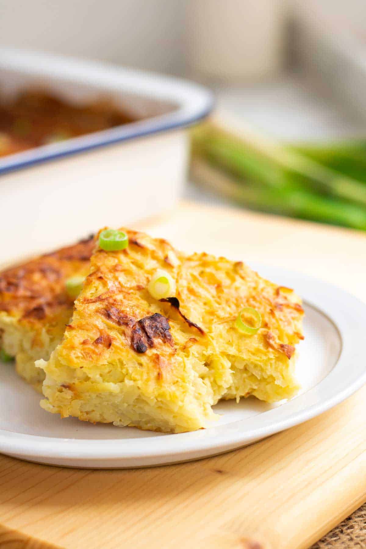 Taking a bite out of a savory kugel