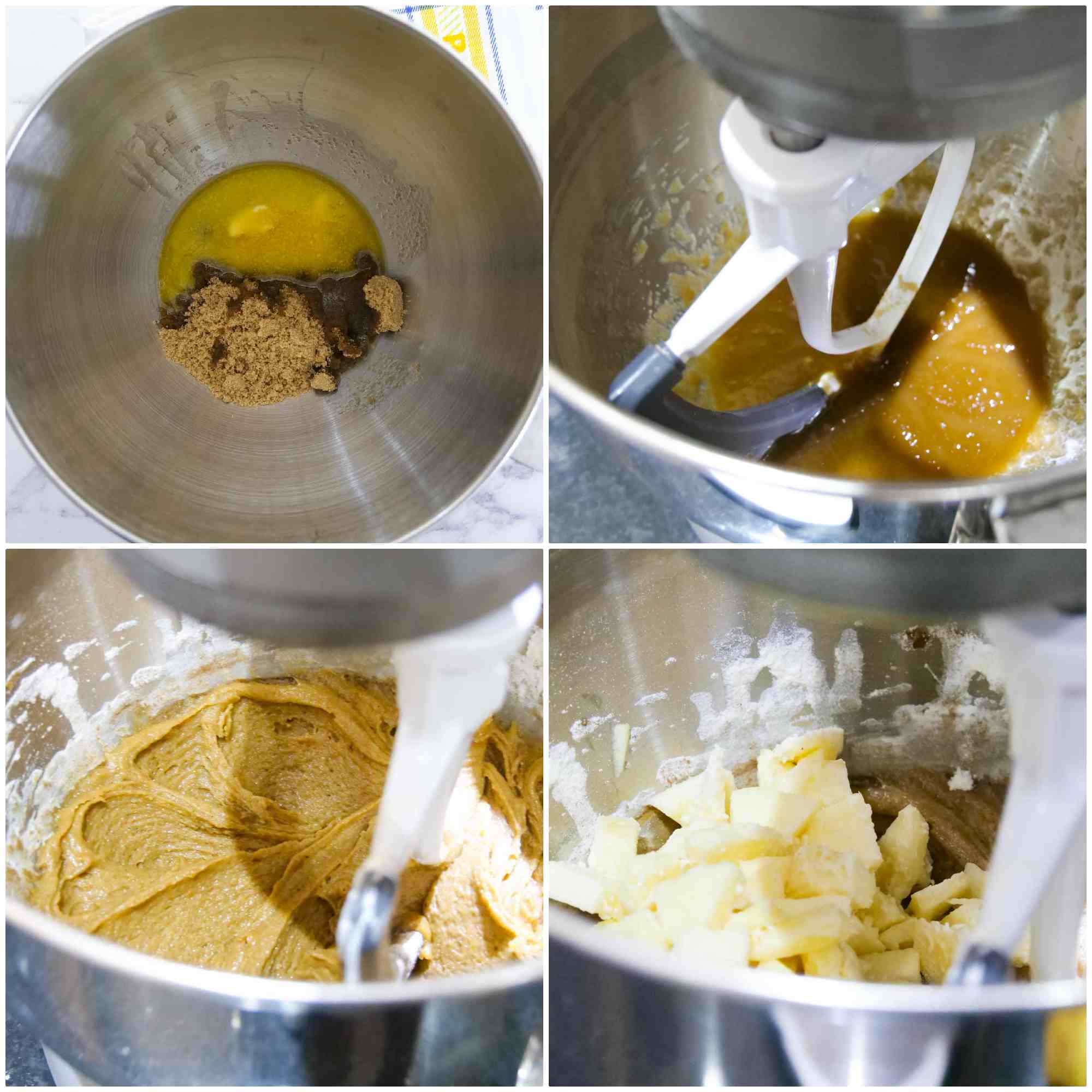 steps on baking cinnamon apple cake
