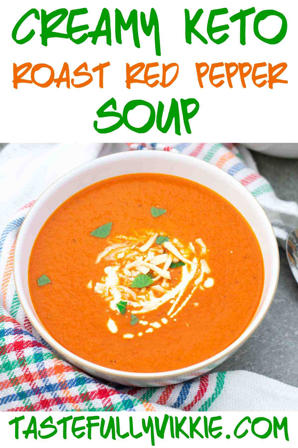 How to make Tastefully Vikkie's recipe for red pepper soup