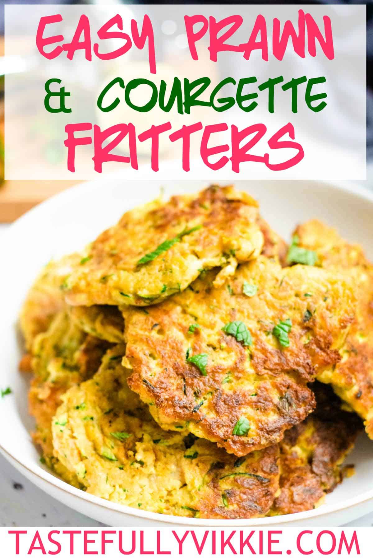 how to make prawn fritters