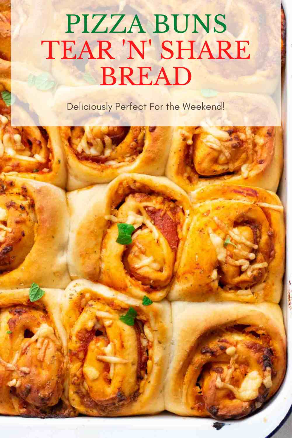 how to make pizza rolls as a tear and share bread feast