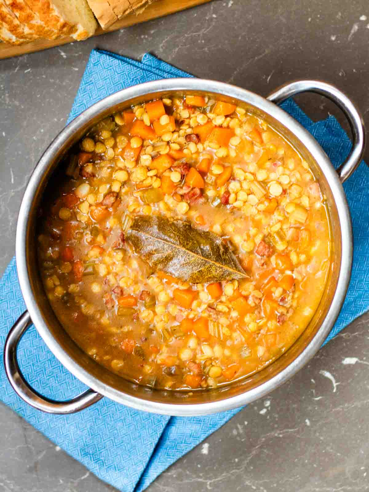 Medieval Split Pea Pottage Vegetable Soup Recipe - Tastefully Vikkie